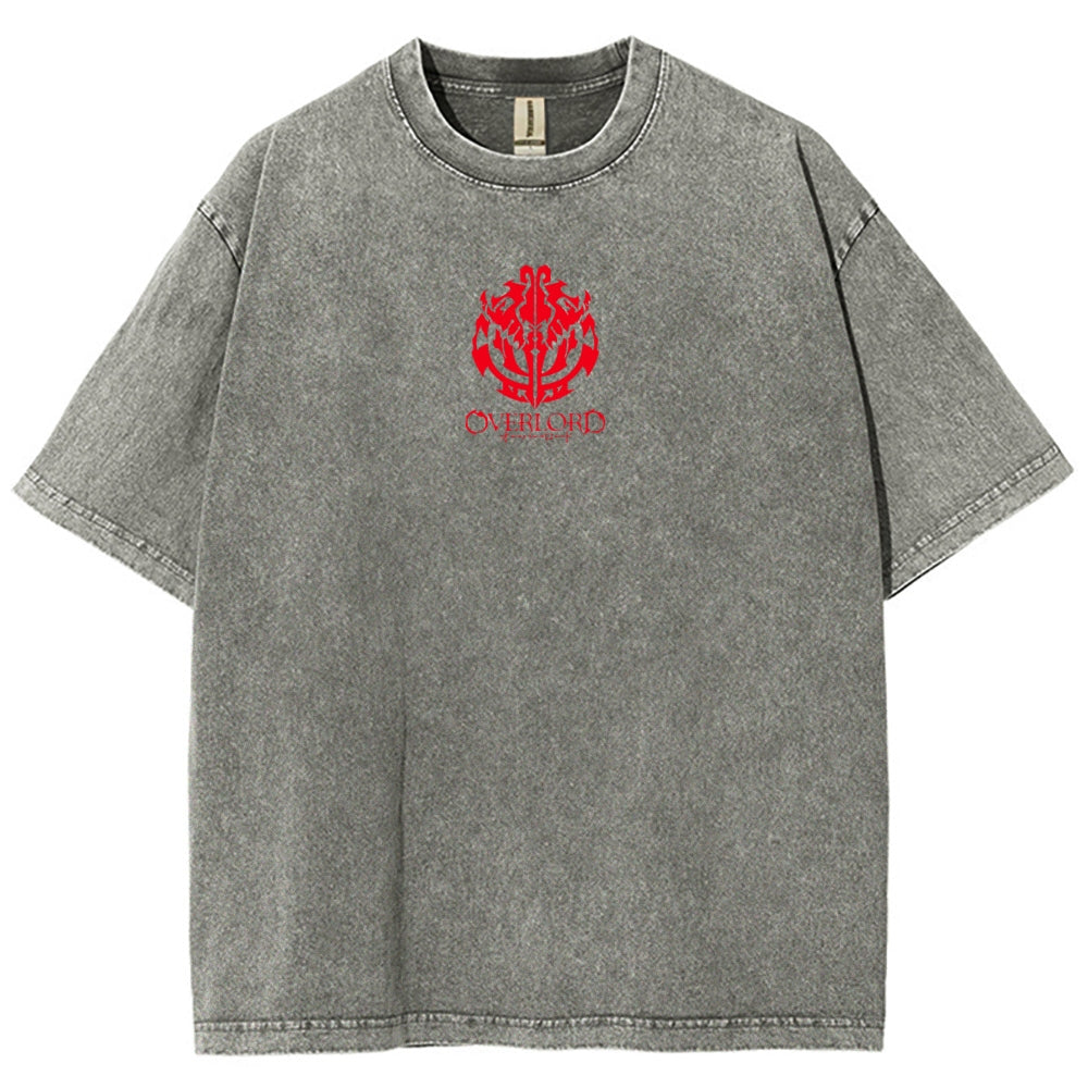 Overlord Unisex Fit Washed T-Shirt 2605014278