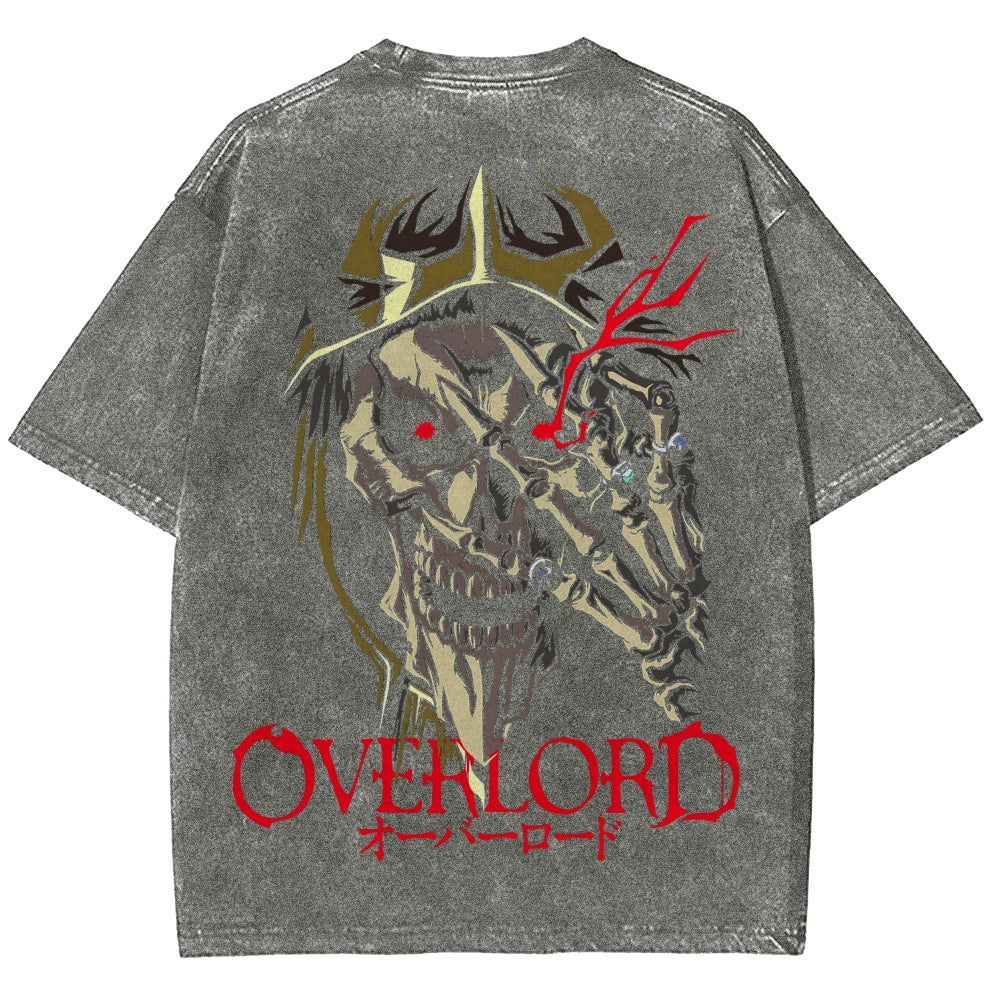 Overlord Unisex Fit Washed T-Shirt 2605014278
