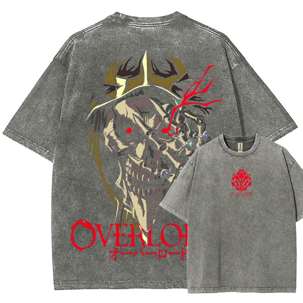Overlord Unisex Fit Washed T-Shirt 2605014278