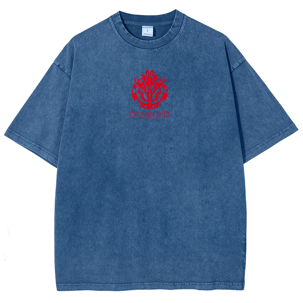Overlord Unisex Fit Washed T-Shirt 2605014278