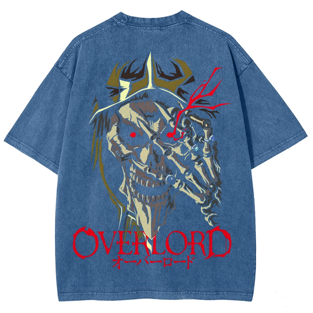 Overlord Unisex Fit Washed T-Shirt 2605014278
