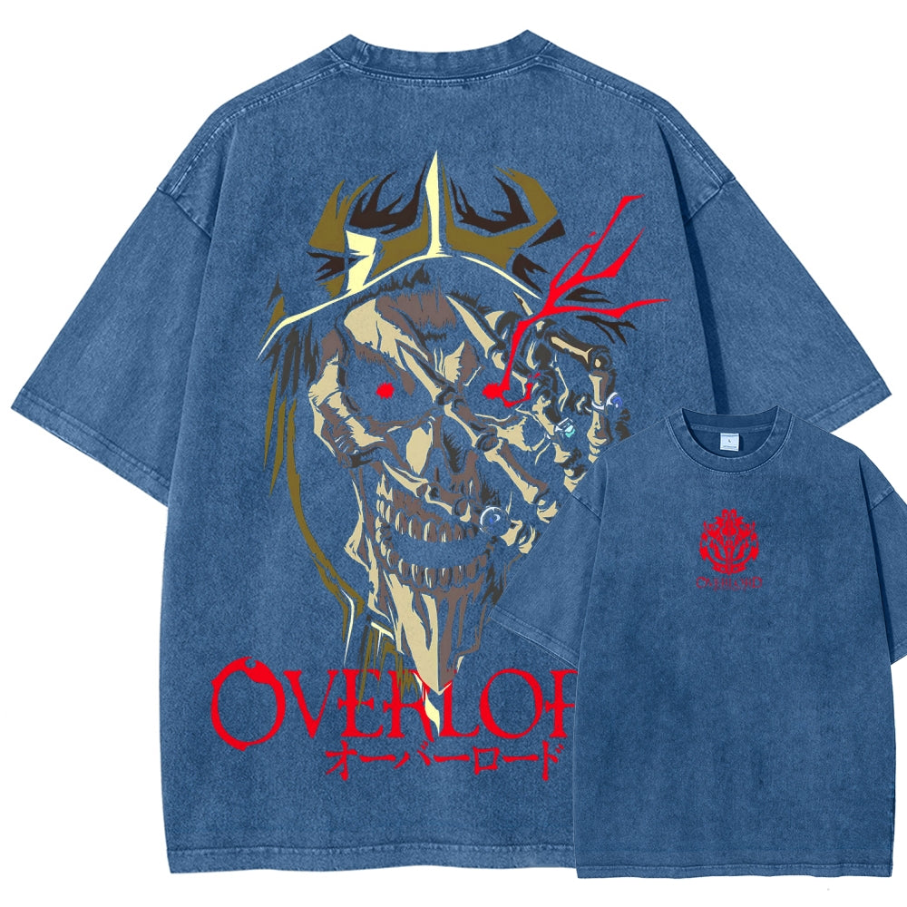 Overlord Unisex Fit Washed T-Shirt 2605014278