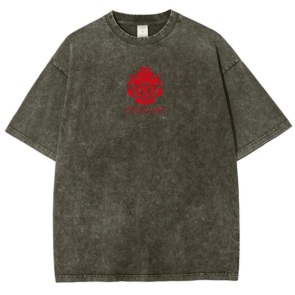 Overlord Unisex Fit Washed T-Shirt 2605014278