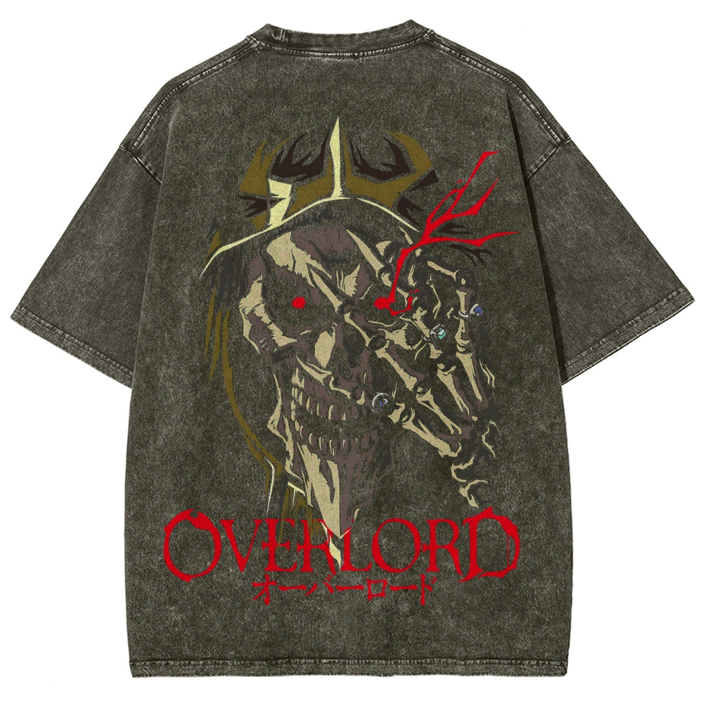 Overlord Unisex Fit Washed T-Shirt 2605014278