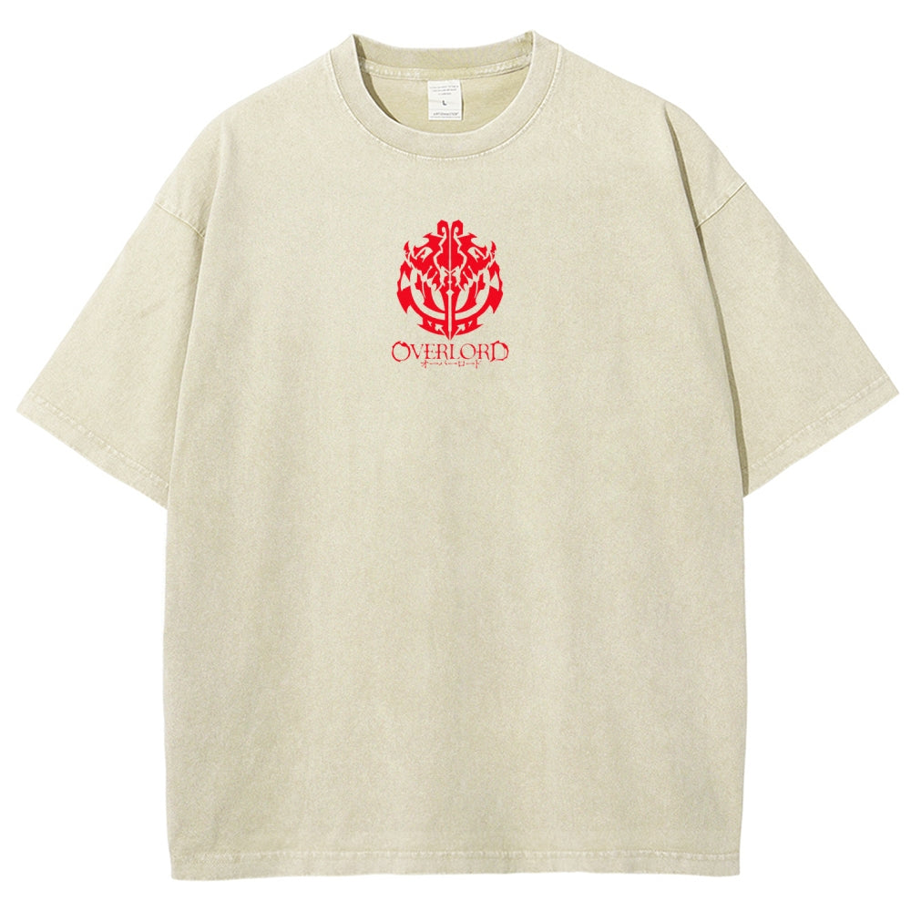 Overlord Unisex Fit Washed T-Shirt 2605014278