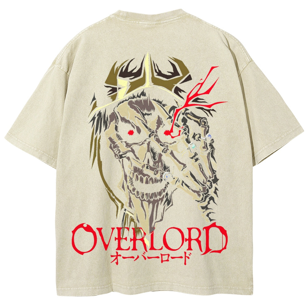 Overlord Unisex Fit Washed T-Shirt 2605014278
