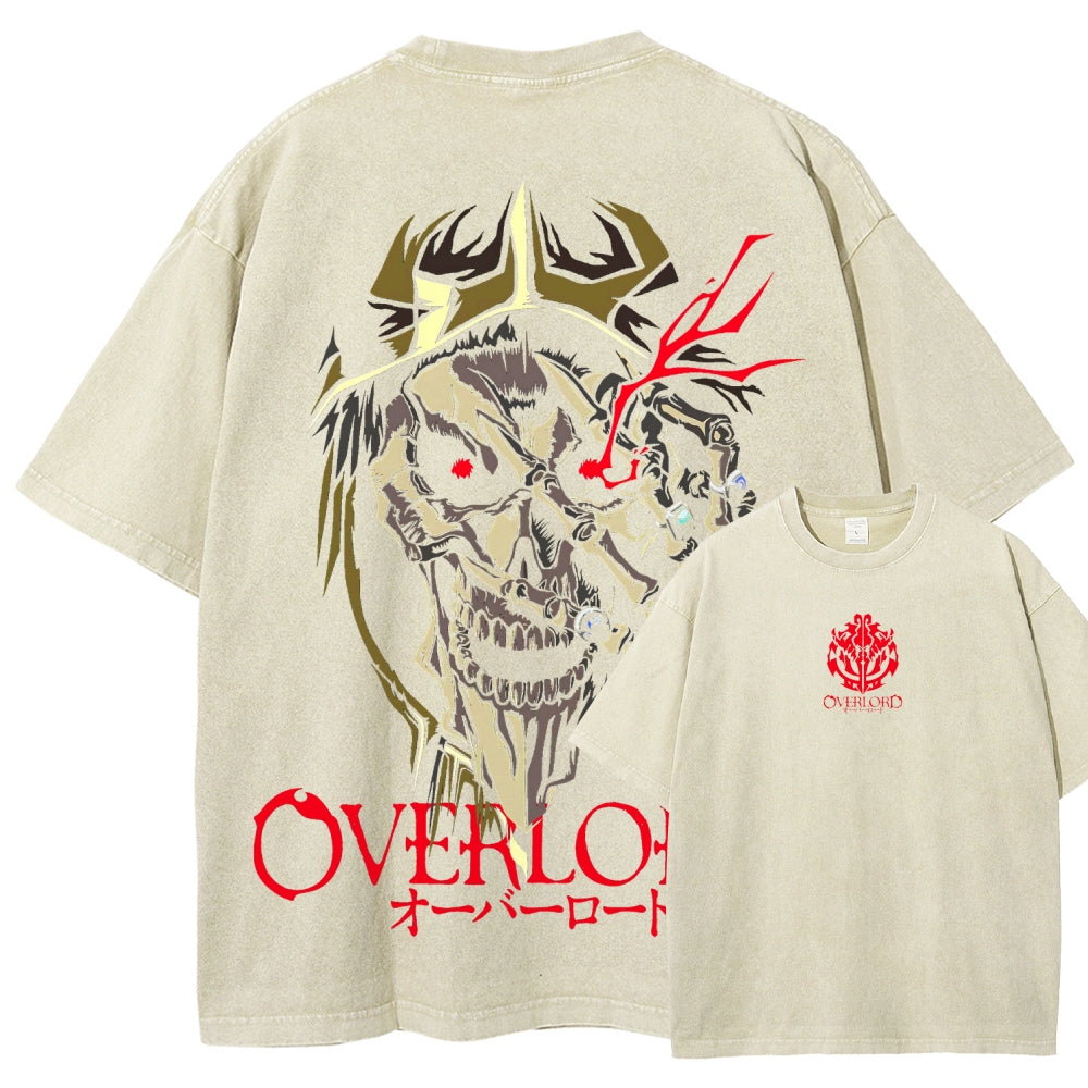 Overlord Unisex Fit Washed T-Shirt 2605014278