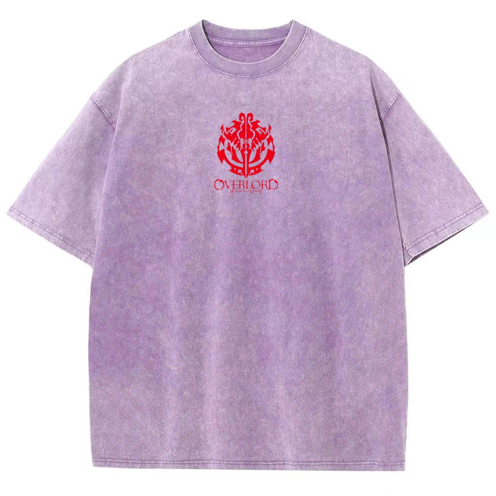 Overlord Unisex Fit Washed T-Shirt 2605014278
