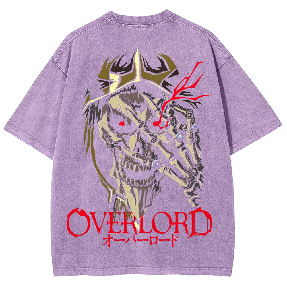 Overlord Unisex Fit Washed T-Shirt 2605014278
