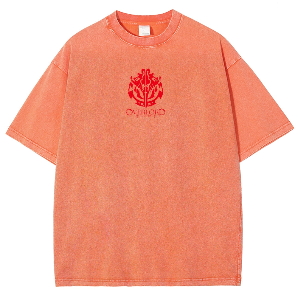 Overlord Unisex Fit Washed T-Shirt 2605014278