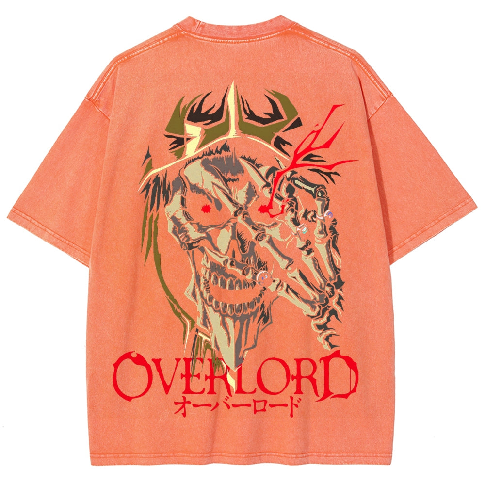 Overlord Unisex Fit Washed T-Shirt 2605014278