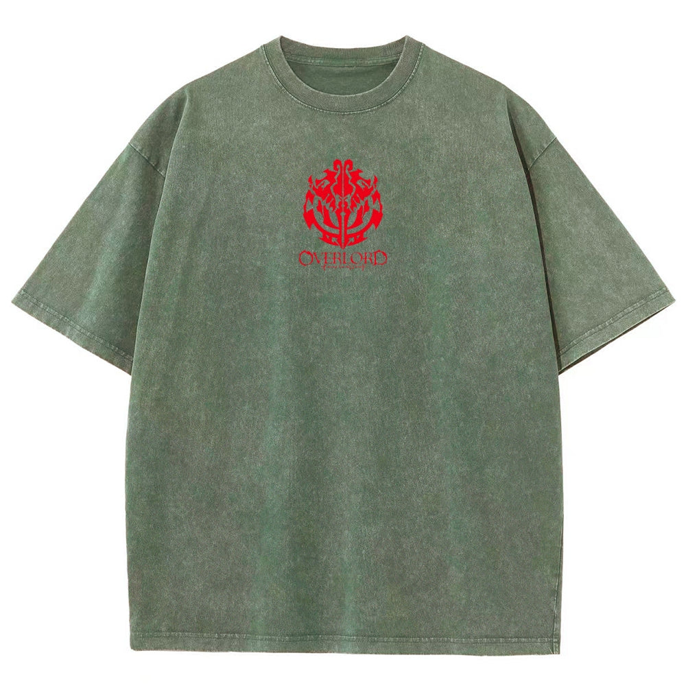 Overlord Unisex Fit Washed T-Shirt 2605014278
