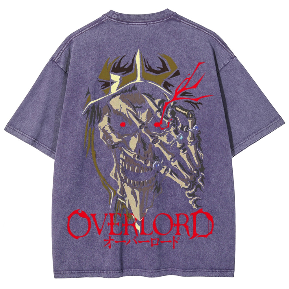 Overlord Unisex Fit Washed T-Shirt 2605014278