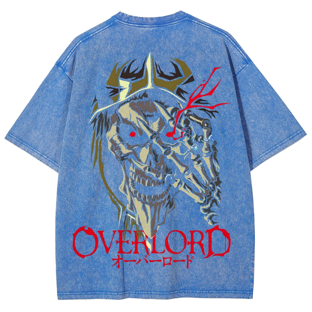 Overlord Unisex Fit Washed T-Shirt 2605014278