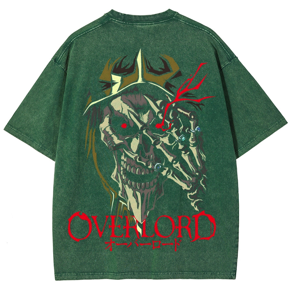 Overlord Unisex Fit Washed T-Shirt 2605014278