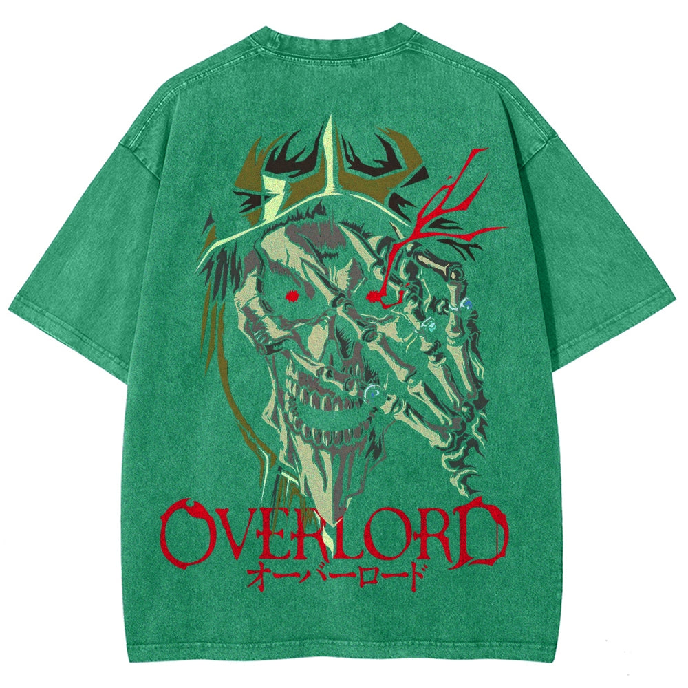 Overlord Unisex Fit Washed T-Shirt 2605014278