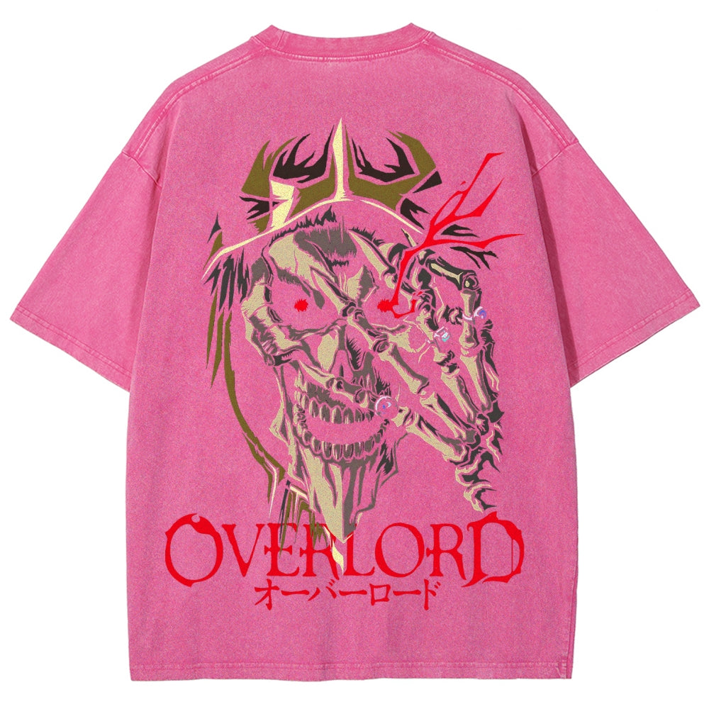Overlord Unisex Fit Washed T-Shirt 2605014278