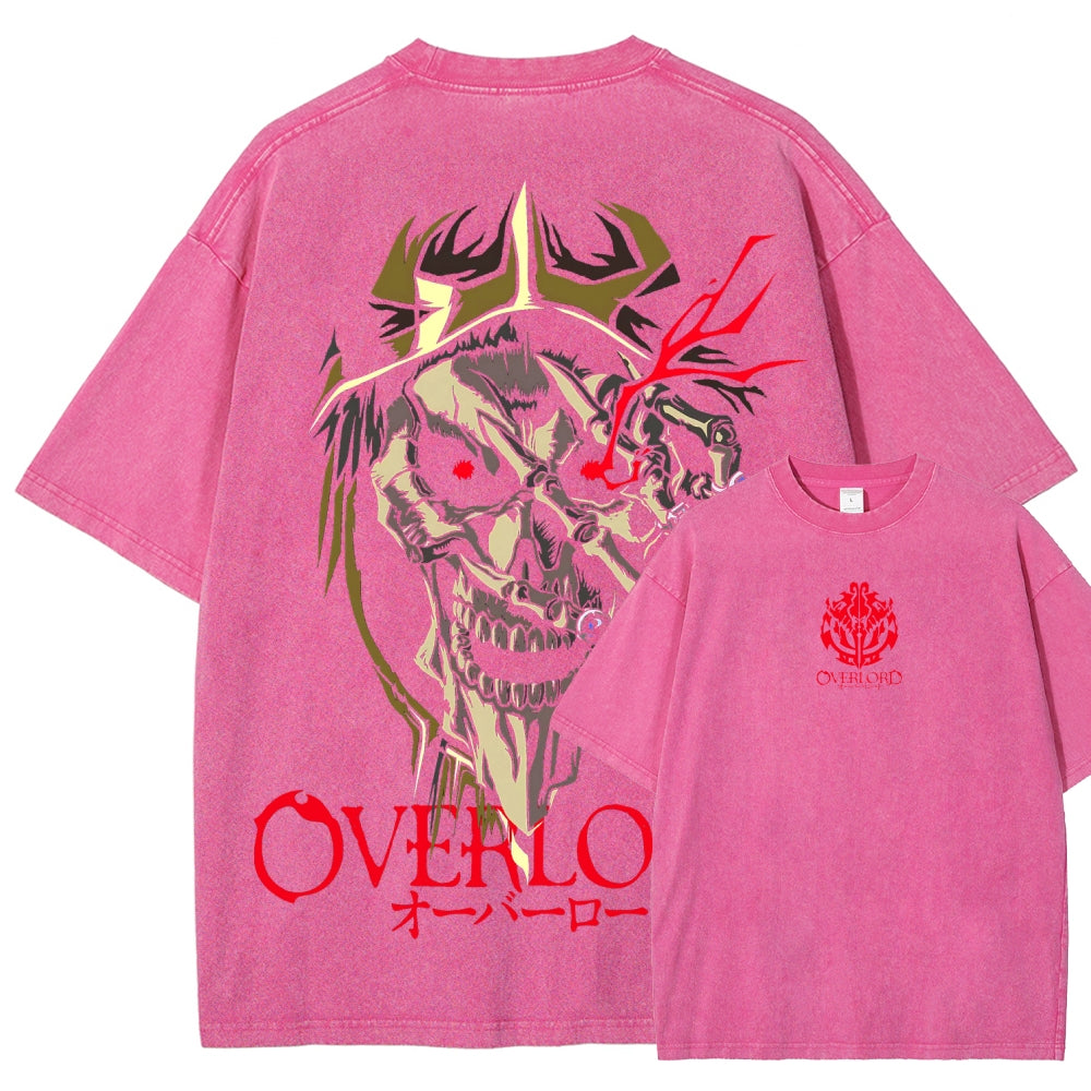 Overlord Unisex Fit Washed T-Shirt 2605014278