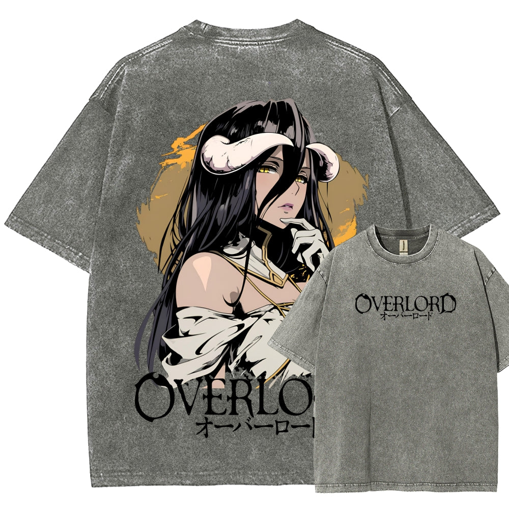 Overlord Unisex Fit Washed T-Shirt 2605014283