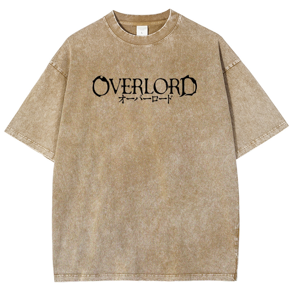 Overlord Unisex Fit Washed T-Shirt 2605014283