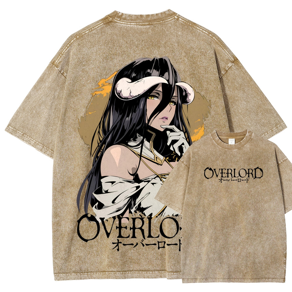 Overlord Unisex Fit Washed T-Shirt 2605014283