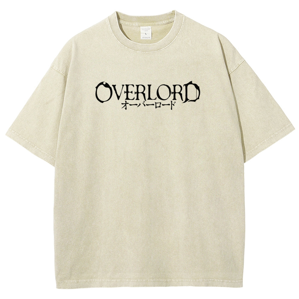 Overlord Unisex Fit Washed T-Shirt 2605014283