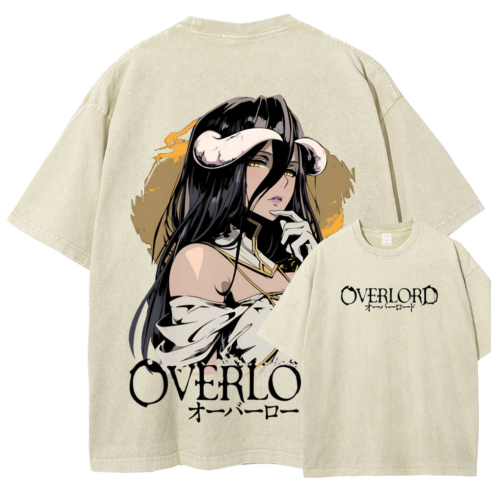 Overlord Unisex Fit Washed T-Shirt 2605014283