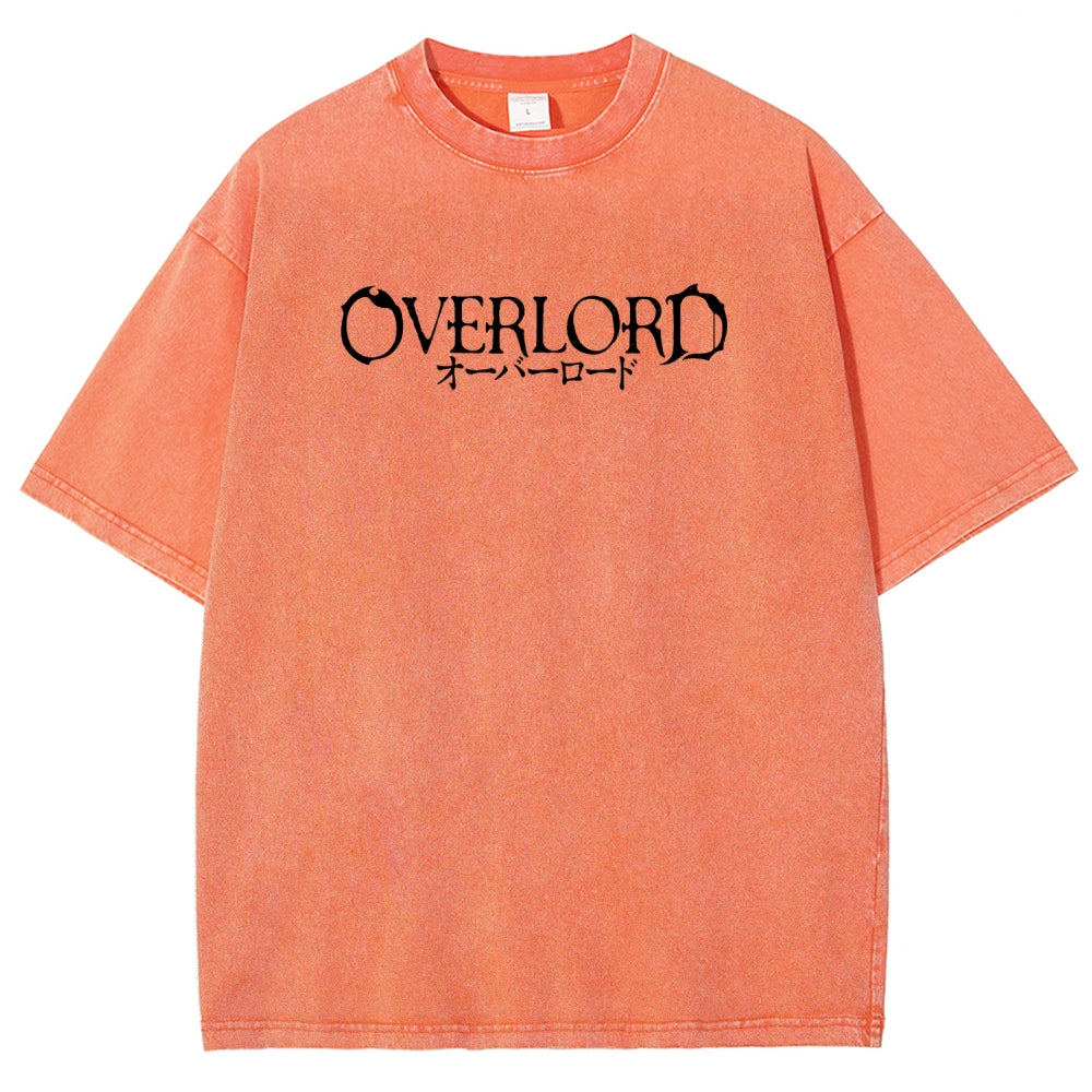 Overlord Unisex Fit Washed T-Shirt 2605014283