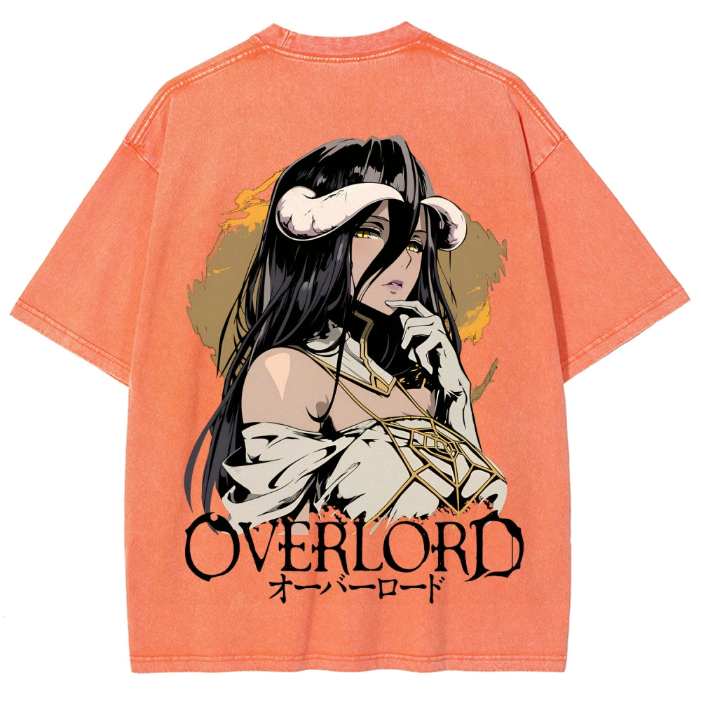 Overlord Unisex Fit Washed T-Shirt 2605014283