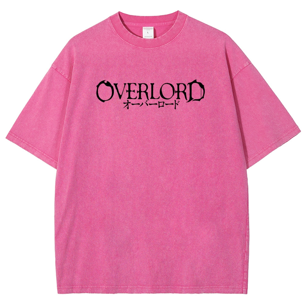 Overlord Unisex Fit Washed T-Shirt 2605014283