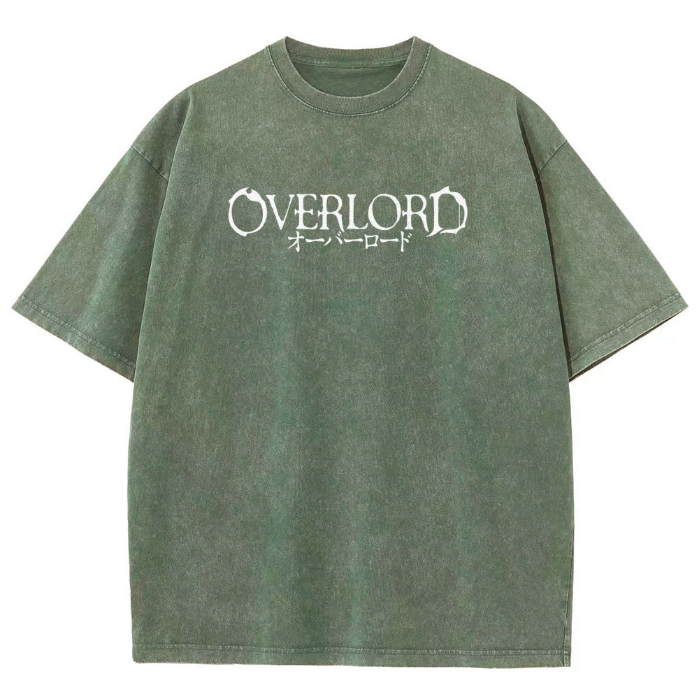 Overlord Unisex Fit Washed T-Shirt 2605014283