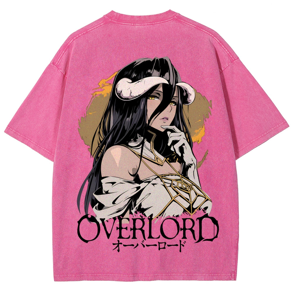 Overlord Unisex Fit Washed T-Shirt 2605014283