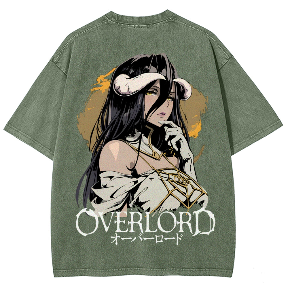 Overlord Unisex Fit Washed T-Shirt 2605014283