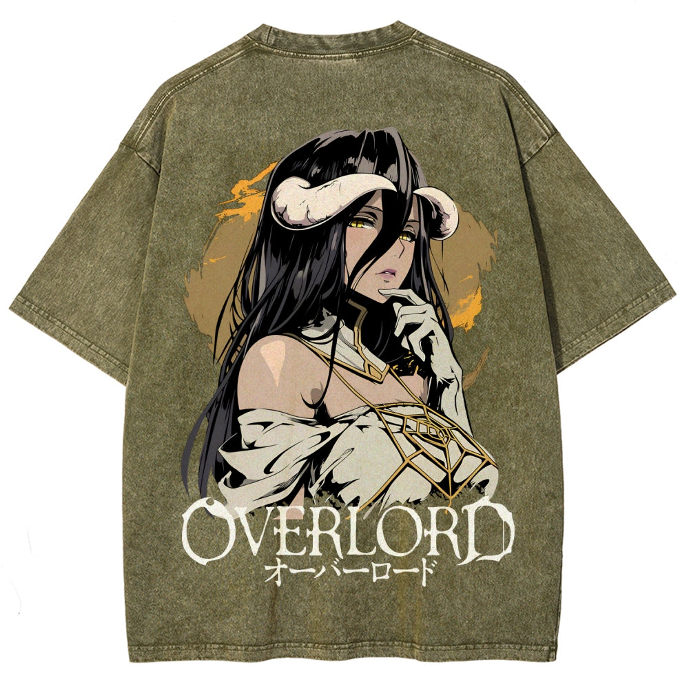 Overlord Unisex Fit Washed T-Shirt 2605014283