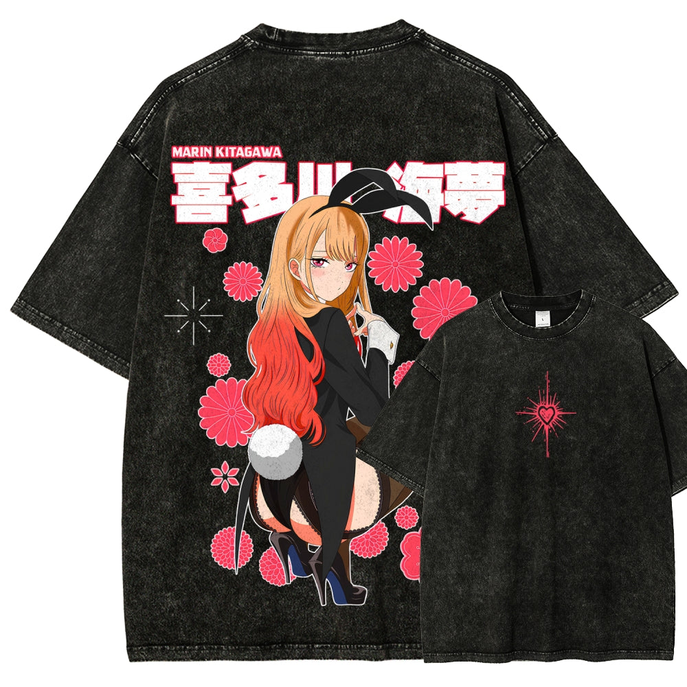 My Dress-Up Darling Marin Kitagawa Unisex Fit Washed T-Shirt 2605015558