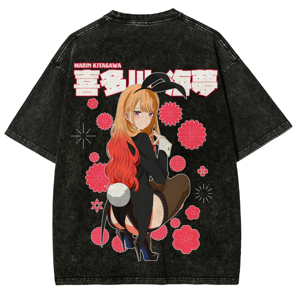 My Dress-Up Darling Marin Kitagawa Unisex Fit Washed T-Shirt 2605015558