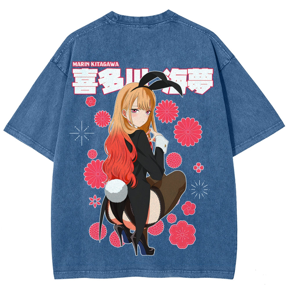 My Dress-Up Darling Marin Kitagawa Unisex Fit Washed T-Shirt 2605015558