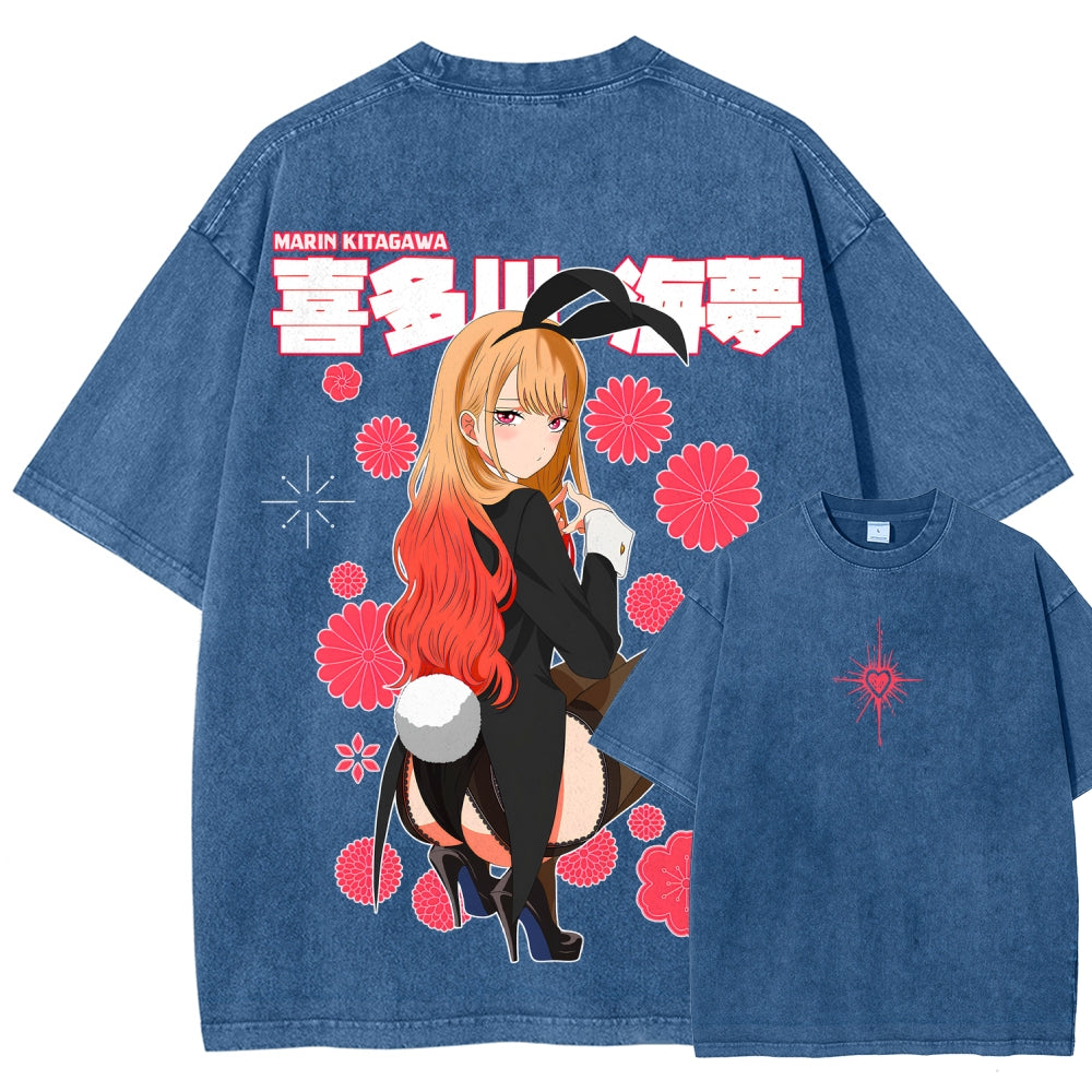 My Dress-Up Darling Marin Kitagawa Unisex Fit Washed T-Shirt 2605015558