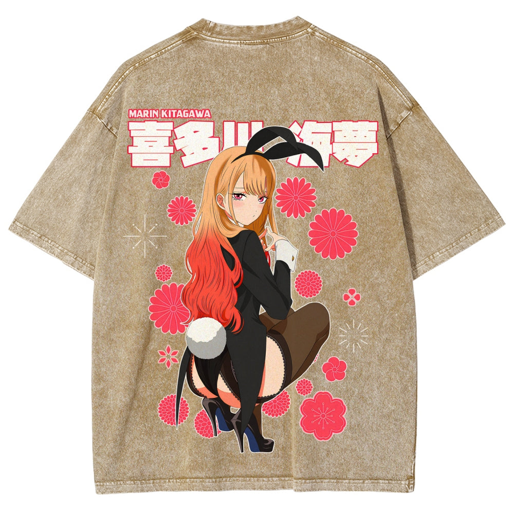 My Dress-Up Darling Marin Kitagawa Unisex Fit Washed T-Shirt 2605015558