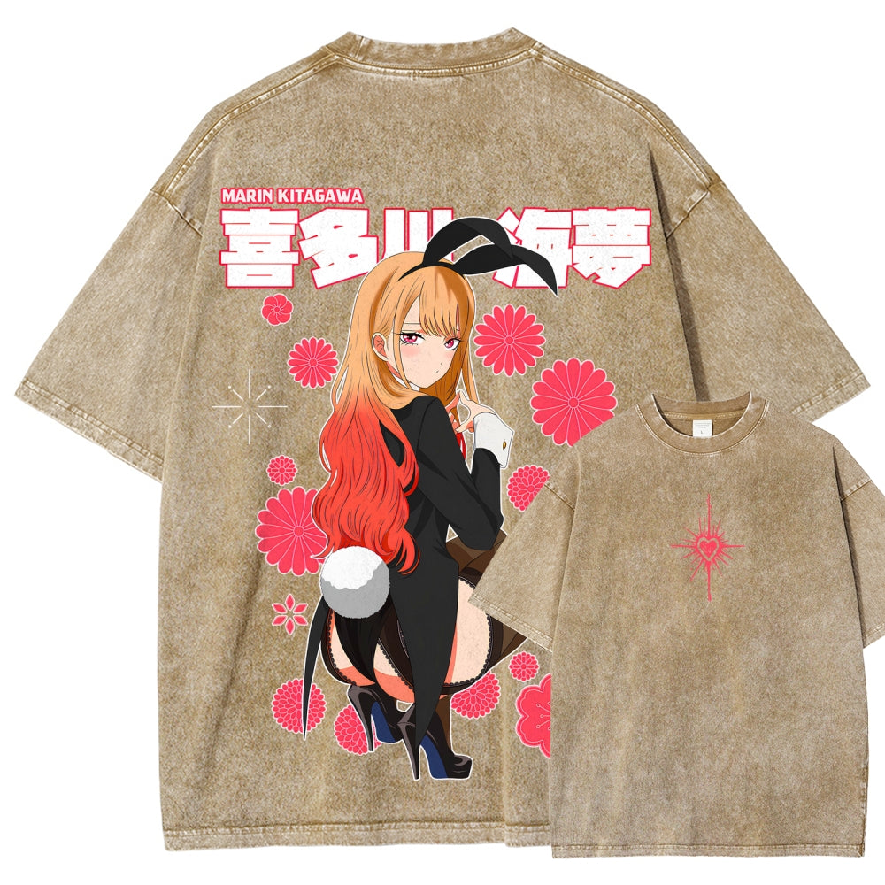 My Dress-Up Darling Marin Kitagawa Unisex Fit Washed T-Shirt 2605015558