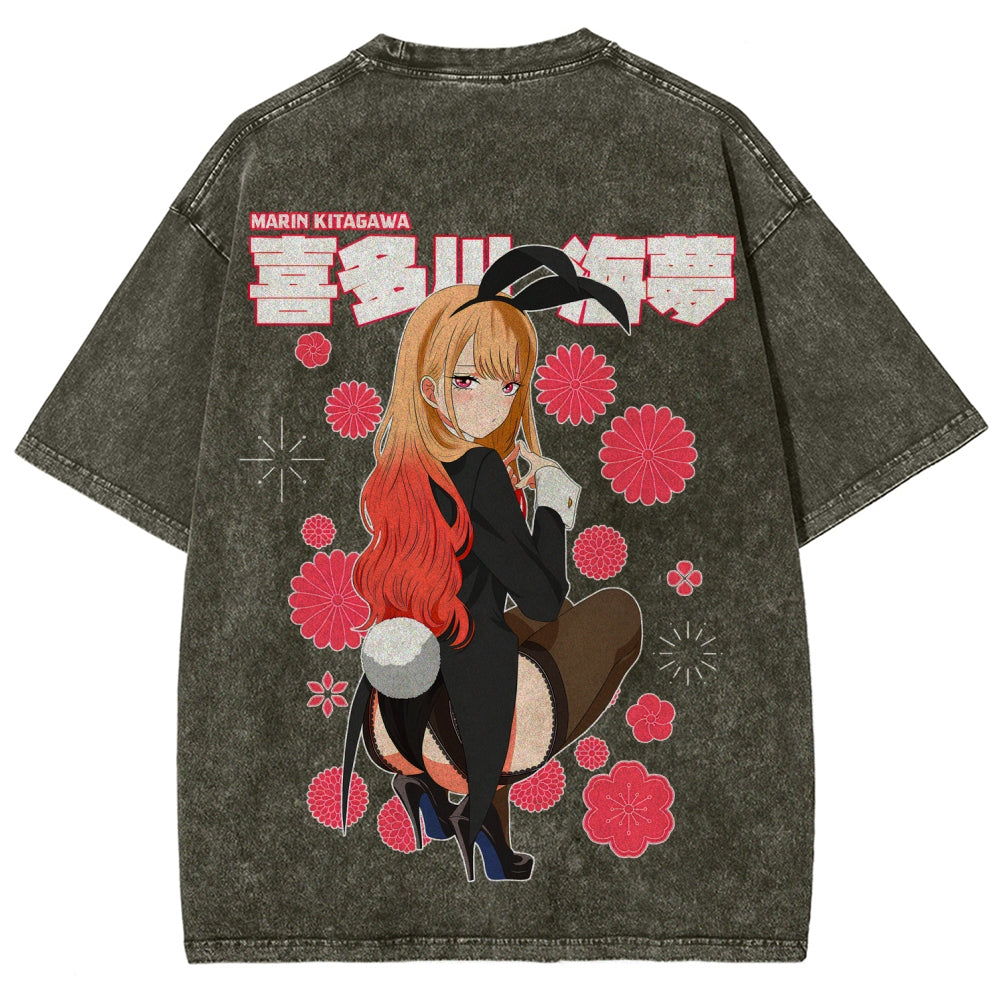 My Dress-Up Darling Marin Kitagawa Unisex Fit Washed T-Shirt 2605015558