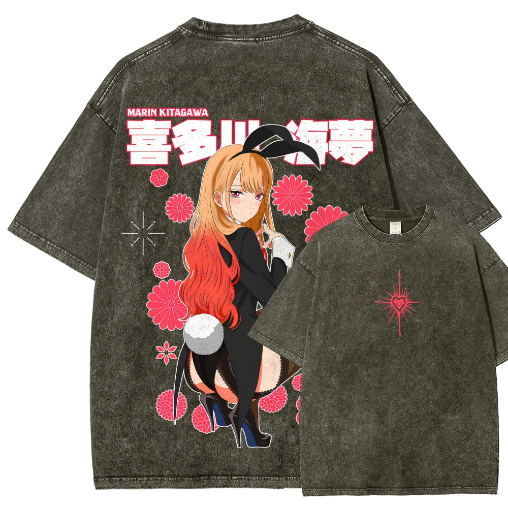 My Dress-Up Darling Marin Kitagawa Unisex Fit Washed T-Shirt 2605015558
