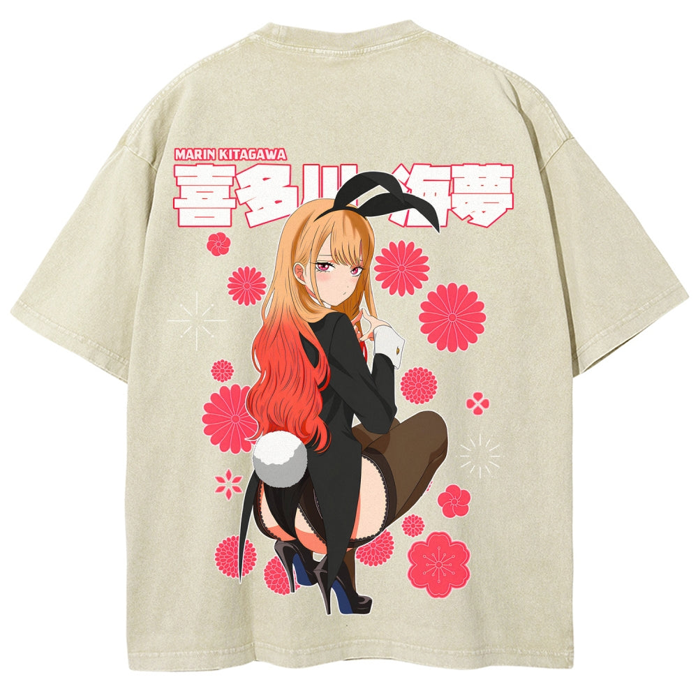 My Dress-Up Darling Marin Kitagawa Unisex Fit Washed T-Shirt 2605015558
