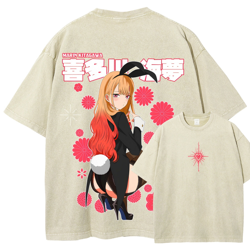 My Dress-Up Darling Marin Kitagawa Unisex Fit Washed T-Shirt 2605015558
