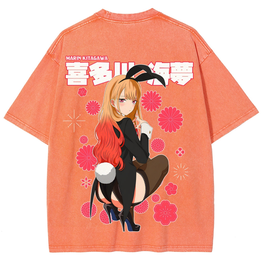 My Dress-Up Darling Marin Kitagawa Unisex Fit Washed T-Shirt 2605015558