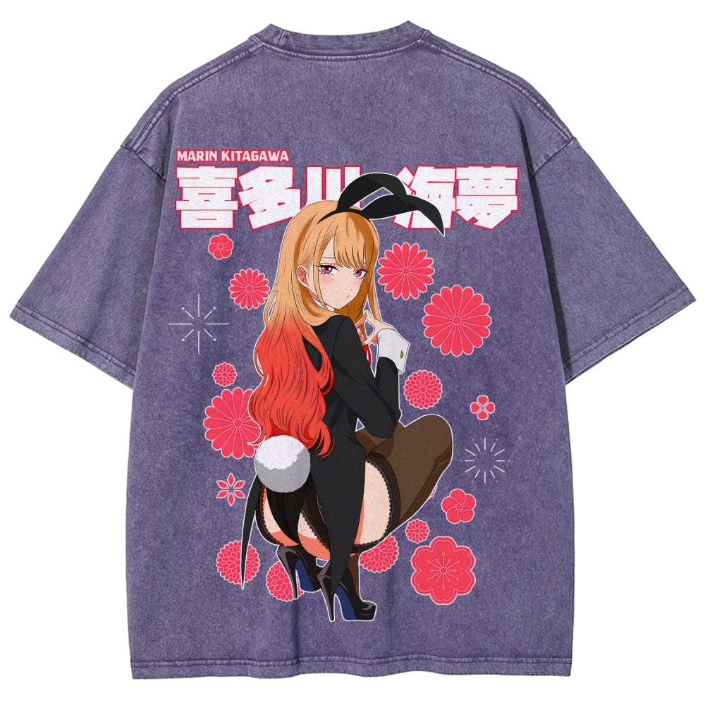 My Dress-Up Darling Marin Kitagawa Unisex Fit Washed T-Shirt 2605015558