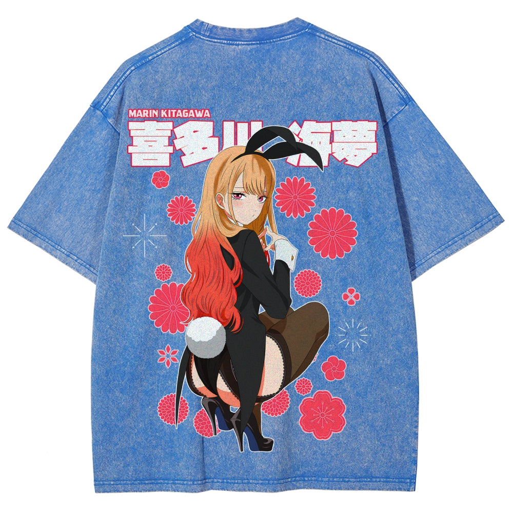 My Dress-Up Darling Marin Kitagawa Unisex Fit Washed T-Shirt 2605015558