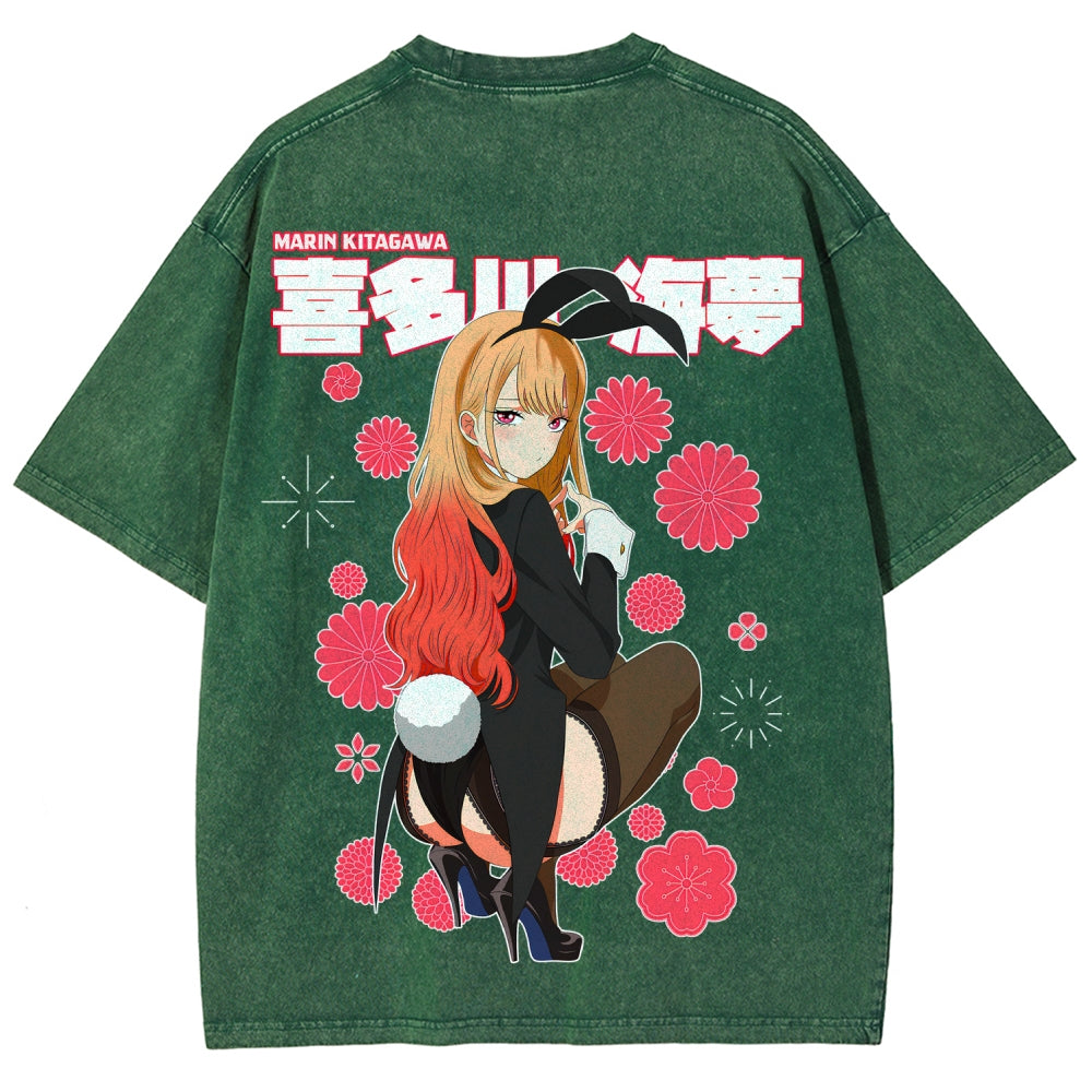 My Dress-Up Darling Marin Kitagawa Unisex Fit Washed T-Shirt 2605015558