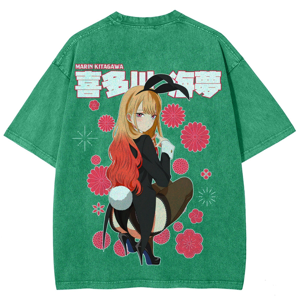 My Dress-Up Darling Marin Kitagawa Unisex Fit Washed T-Shirt 2605015558
