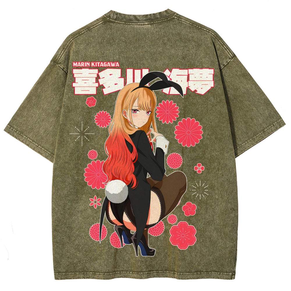 My Dress-Up Darling Marin Kitagawa Unisex Fit Washed T-Shirt 2605015558